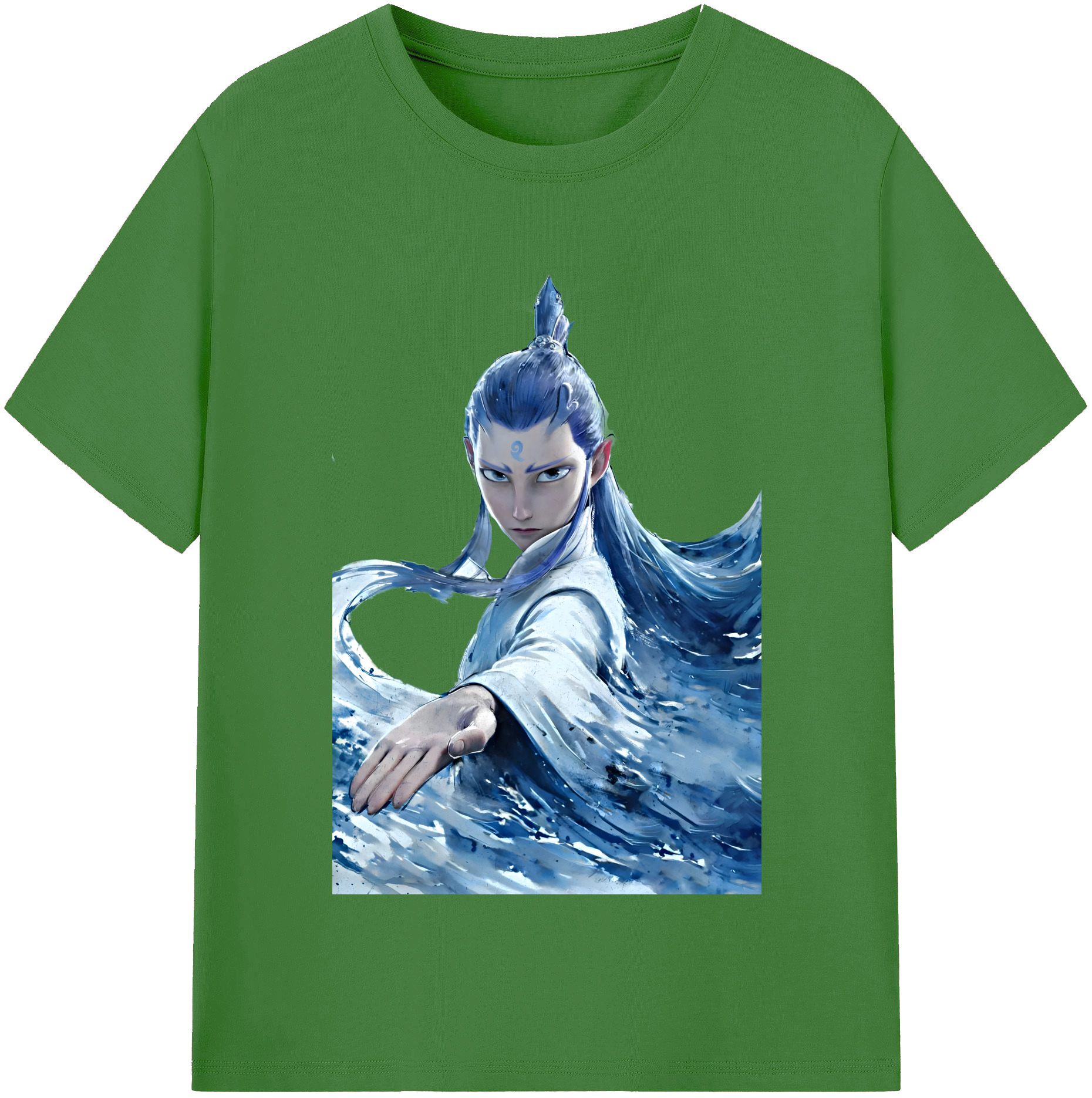（画像用） Ne Zha 2 ナタ 魔童の大暴れ レディースカジュアルプリントTシャツ（綿100％）